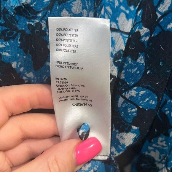 ✨Sheer Printed Peasant Sz. Small Blouse Anthropologie✨ - Picture 15 of 15